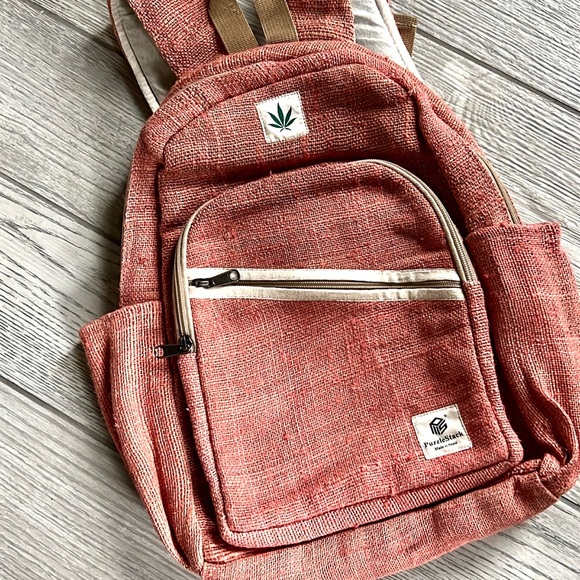 Pure Hemp Backpack Full Size Unisex Design - Picture 4 of 11